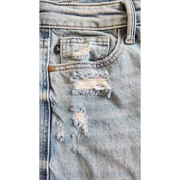 Judy Blue Women’s Jeans Size 0 / 24 Distressed Straight Leg 00s Vintage Wash - Picture 11 of 16